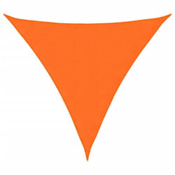 Voile de parasol tissu oxford triangulaire 4x4x4 m orange vidaXL