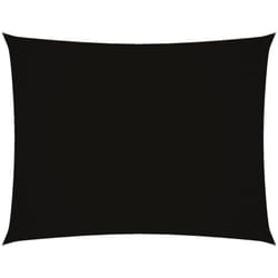 Voile de parasol tissu oxford rectangulaire 2,5x4 m noir
