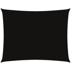 Voile de parasol Tissu Oxford rectangulaire 4x5 m Noir