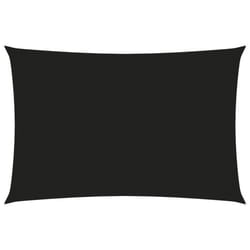 vidaXL Voile de parasol Tissu Oxford rectangulaire 4x6 m noir - TU
