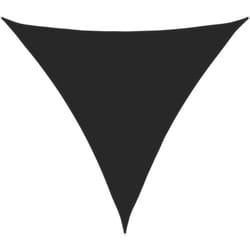 Voile de parasol tissu oxford triangulaire 3x3x3 m noir Vidaxl
