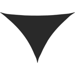 Voile de parasol tissu oxford triangulaire 4x5x5 m noir