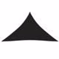 vidaXL Voile de parasol tissu oxford triangulaire 5x5x6 m noir - TU