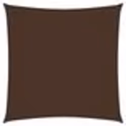 vidaXL Voile de parasol tissu oxford carré 2x2 m marron - TU