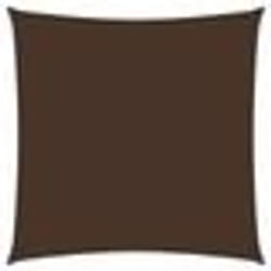 vidaXL Voile de parasol tissu oxford carré 6x6 m marron - TU