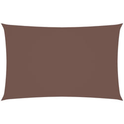 Voile de parasol tissu oxford rectangulaire 2x4,5 m marron