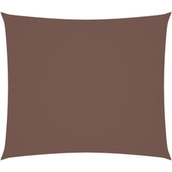 Voile de parasol tissu oxford rectangulaire 2,5x3 m marron - Vidaxl