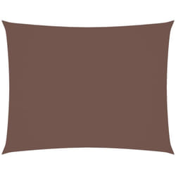 Vidaxl - Voile de parasol tissu oxford rectangulaire 3,5x5 m marron