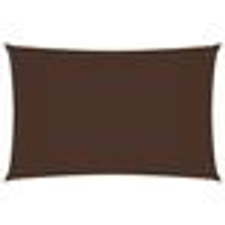 vidaXL Voile de parasol tissu oxford rectangulaire 4x7 m marron - TU