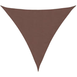 Voile de parasol tissu oxford triangulaire 3x3x3 m marron Vidaxl