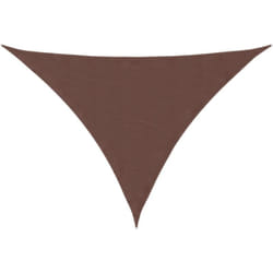 Voile de parasol tissu oxford triangulaire 3x3x4,24 m marron Vidaxl