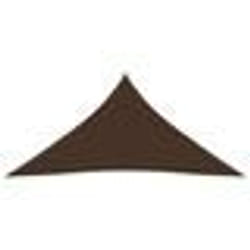 vidaXL Voile de parasol tissu oxford triangulaire 4x5x5 m marron - TU
