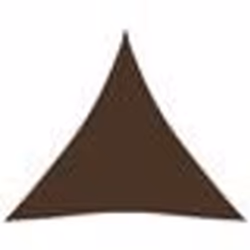 vidaXL Voile de parasol tissu oxford triangulaire 6x6x6 m marron - TU