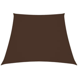 Voile de parasol Tissu Oxford trapèze 2/4x3 m Marron - Vidaxl
