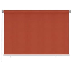 Store roulant dextérieur 220x140 cm Terre cuite PEHD