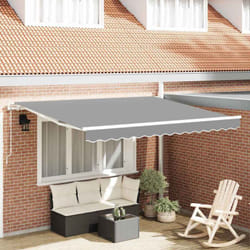 Vidaxl - Auvent Manuel Blanc 3 X 2,5 M Métal