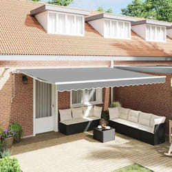Vidaxl - Auvent Blanc 5 X 3 M Métal