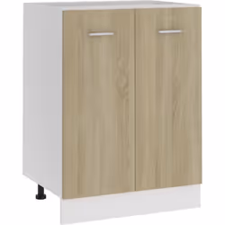 Cette armoire de plancher, au design simple, optimise votre espace de cuisine et offre un espace de rangement suffisant pour  ...