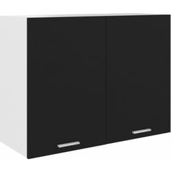 Armoire suspendue Noir 80x31x60 cm Aggloméré