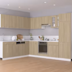Cette armoire à four, au design simple, optimise votre espace de cuisine et offre un espace de rangement suffisant pour vos e ...