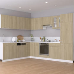 Armoire à four Chêne sonoma 60x46x81,5 cm Bois d'ingénierie Vidaxl