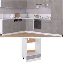 Cette armoire à four, au design simple, optimise votre espace de cuisine et offre un espace de rangement suffisant pour vos e ...