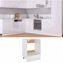 Description générale Cette armoire à four, au design simple, optimise votre espace de cuisine et offre un espace de rangement ...