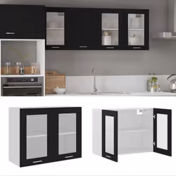 Description générale Cette armoire en verre suspendue, au design simple, optimise votre espace de cuisine et offre un espace ...