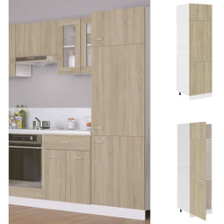 Armoire de réfrigérateur Chêne sonoma Bois d'ingénierie