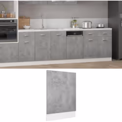 Ce panneau de lave-vaisselle est conçu pour faire du lave-vaisselle et de l'armoire une bonne intégration. Fabriqué en agglom ...