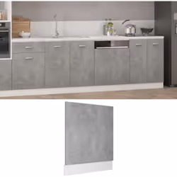 Ce panneau de lave-vaisselle est conçu pour faire du lave-vaisselle et de l'armoire une bonne intégration. Fabriqué en bois d ...