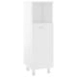 vidaXL Armoire de salle de bain Blanc 30x30x95 cm Bois d'ingénierie - TU