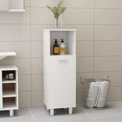 Vidaxl - Armoire de salle de bain Blanc brillant Bois d'ingénierie