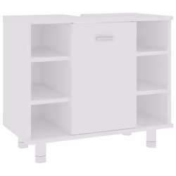 VidaXL 802633, Blanc, Bois, 600 mm, 320 mm, 535 mm, 1 pièce(s)