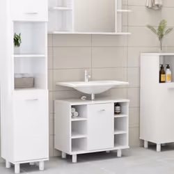 Avec cette armoire de salle de bain, vous pouvez créer un espace de rangement supplémentaire pour votre salle de bain avec un ...