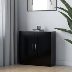 Vidaxl - Bibliothèque Noir 82,5x30,5x80 cm Bois d'ingénierie