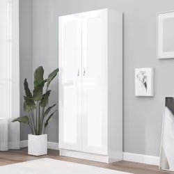Cette armoire à livres, au design épuré et classique, se veut un supplément décoratif et pratique à votre décoration intérieu ...