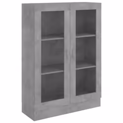 VidaXL 802754, Gris, Bois, Bois, Verre, Bois, 825 mm, 305 mm