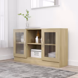 Cette armoire à vitrine tendance, avec son utilité pratique, se veut un supplément idéal à votre pièce. Cette armoire de rang ...