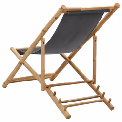 VidaXL 313018 chaise d'extérieur Terrace Siège rembourré Bambou, Polyester - Vue supplémentaire 4