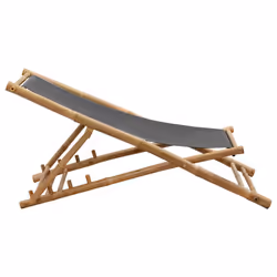 VidaXL 313018 chaise d'extérieur Terrace Siège rembourré Bambou, Polyester - Vue supplémentaire 5