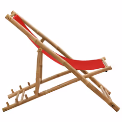 VidaXL 313020 chaise d'extérieur Terrace Siège rembourré Bambou, Polyester