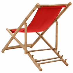 VidaXL 313020 chaise d'extérieur Terrace Siège rembourré Bambou, Polyester - Vue supplémentaire 4