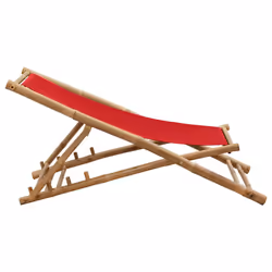 VidaXL 313020 chaise d'extérieur Terrace Siège rembourré Bambou, Polyester - Vue supplémentaire 5