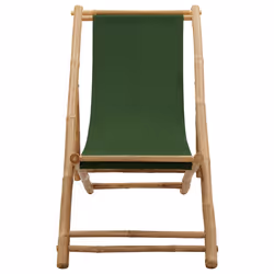VidaXL 313021 chaise d'extérieur Terrace Siège rembourré Bambou, Polyester