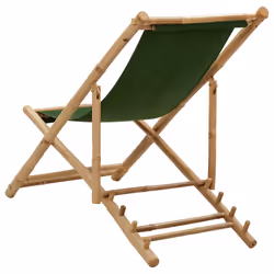 VidaXL 313021 chaise d'extérieur Terrace Siège rembourré Bambou, Polyester - Vue supplémentaire 4