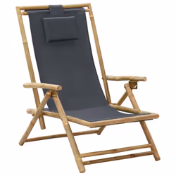 VidaXL 313024, Terrace, Siège rembourré, Bambou, Polyester, 640 mm, 890 mm, 940 mm