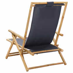 VidaXL 313024 chaise d'extérieur Terrace Siège rembourré Bambou, Polyester - Vue supplémentaire 5