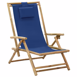 VidaXL 313025, Terrace, Siège rembourré, Bambou, Polyester, 640 mm, 890 mm, 940 mm