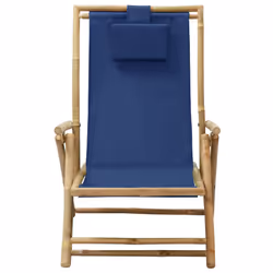 VidaXL 313025 chaise d'extérieur Terrace Siège rembourré Bambou, Polyester
